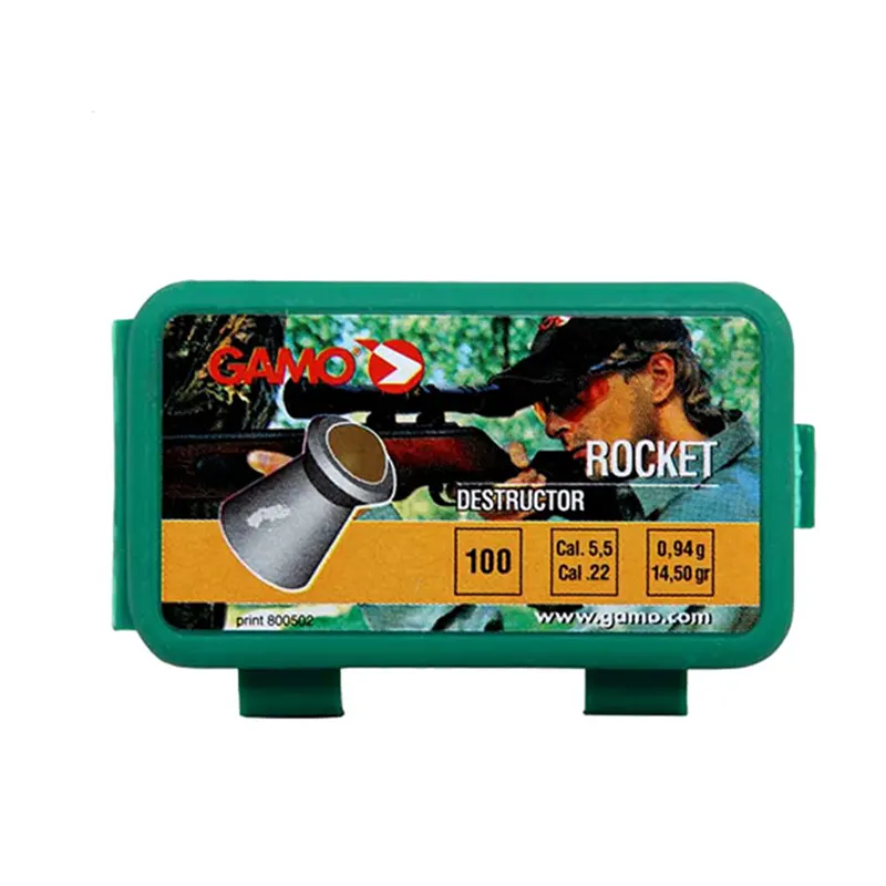 تصویر ساچمه گامو راکت 5/5 اصل در بستهبندی