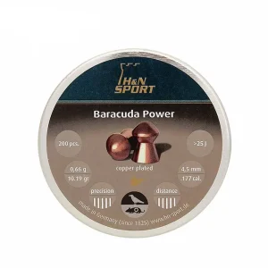 تصویر ساچمه باراکودا پاور کالیبر 4.5 با پوشش مسی