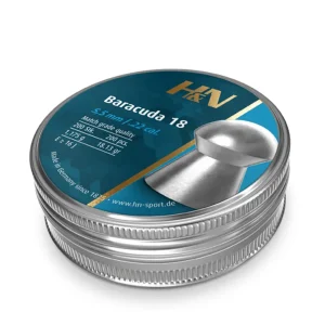 تصویر ساچمه H&N باراکودا 18 با بسته‌بندی اصلی