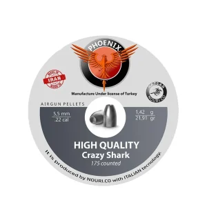 نمای نزدیک از کیفیت ساخت اسلاگ فونیکس Crazy Shark