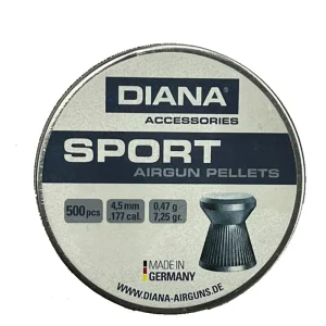 تصویر ساچمه دیانا اسپورت 4.5 میلی‌متری با قوطی اصلی