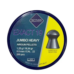 تصویر ساچمه دیسکاوری ۵/۵ گرین 19/34 با بسته‌بندی اصلی