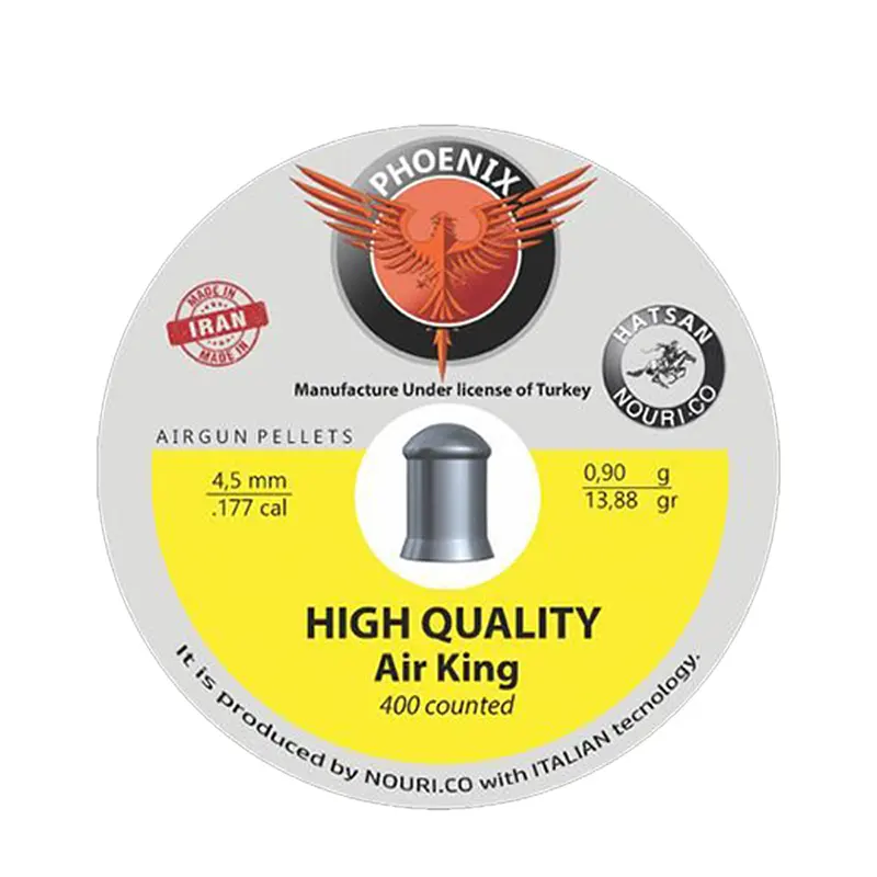 ساچمه فونیکس ایرکینگ 4.5 با کیفیت بالا برای تفنگ بادی