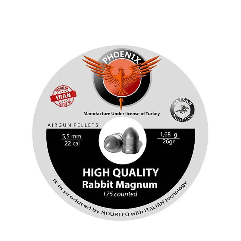 تصویر بستهبندی ساچمه فونیکس رابیت مگنوم